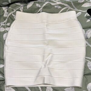 Chic White bandage Pencil Skirt